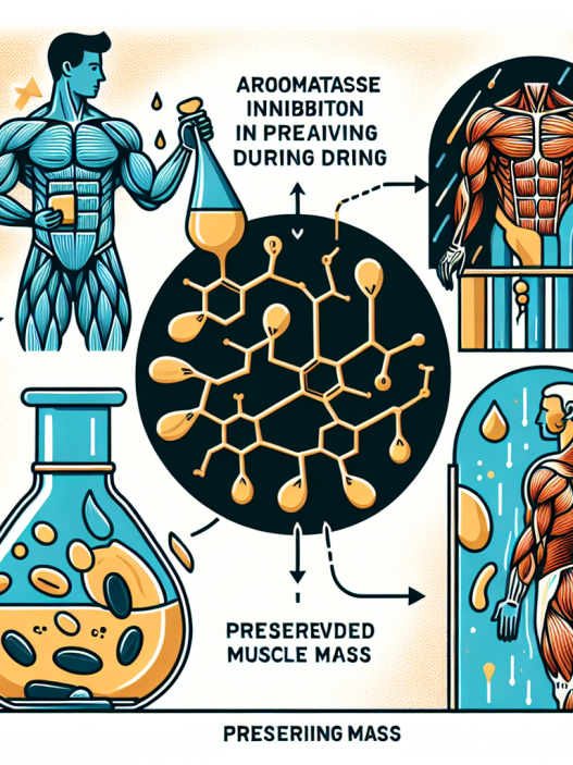 Rôle des inhibiteurs de l'aromatase dans la préservation de la masse musculaire pendant le séchage