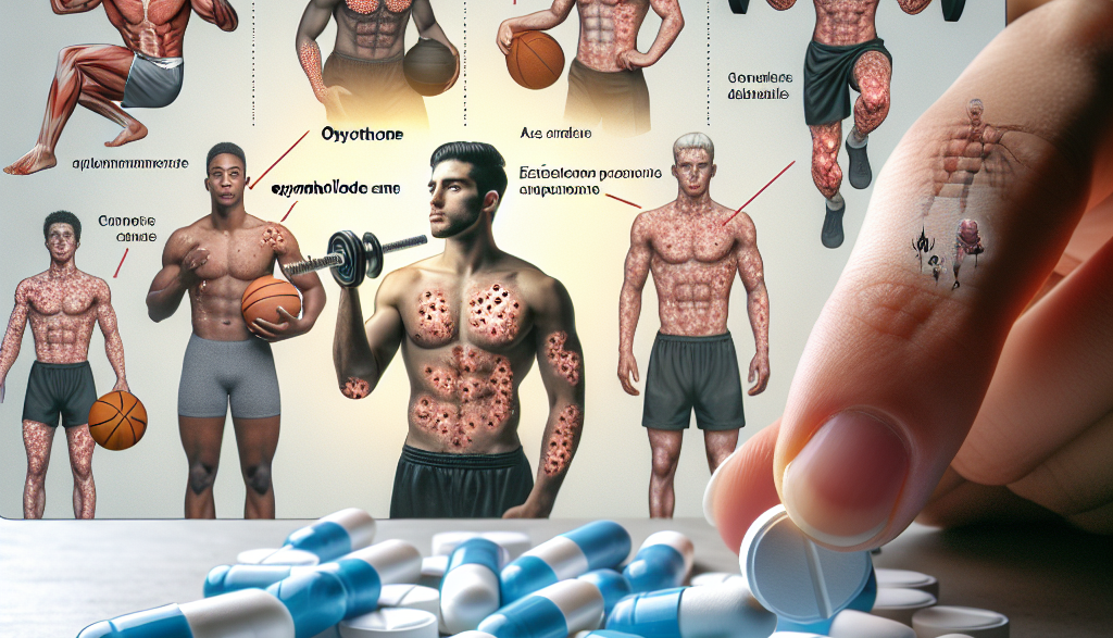 Comprimés d'oxymétholone et risque d'acné chez les sportifs