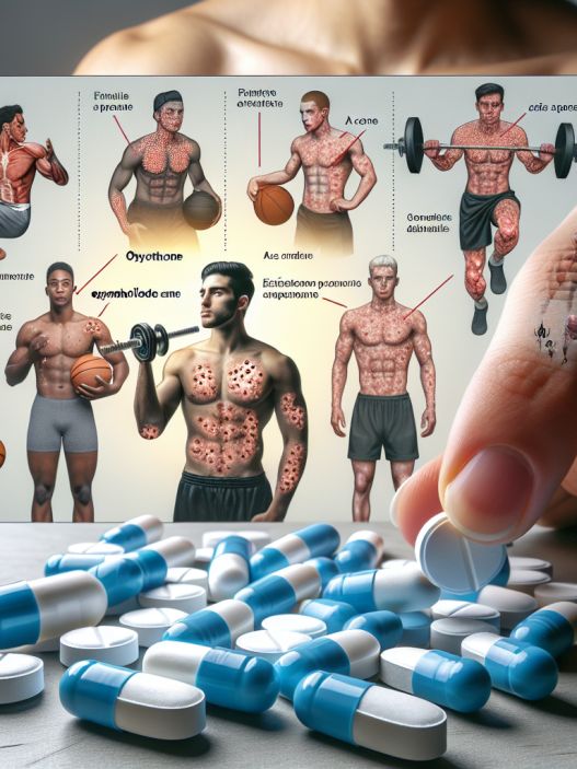 Comprimés d'oxymétholone et risque d'acné chez les sportifs