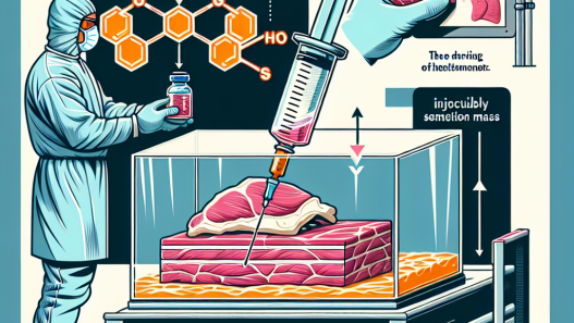 Injection d'oxymétholone pendant la phase de stabilisation de la masse de viande