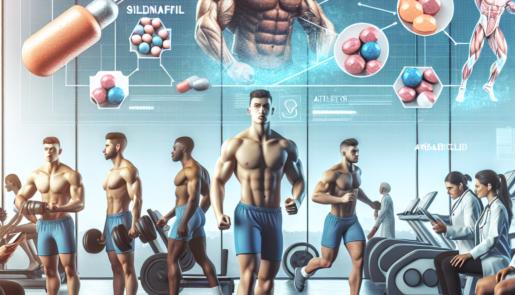 Interaction du sildénafil avec les stéroïdes anabolisants chez les sportifs