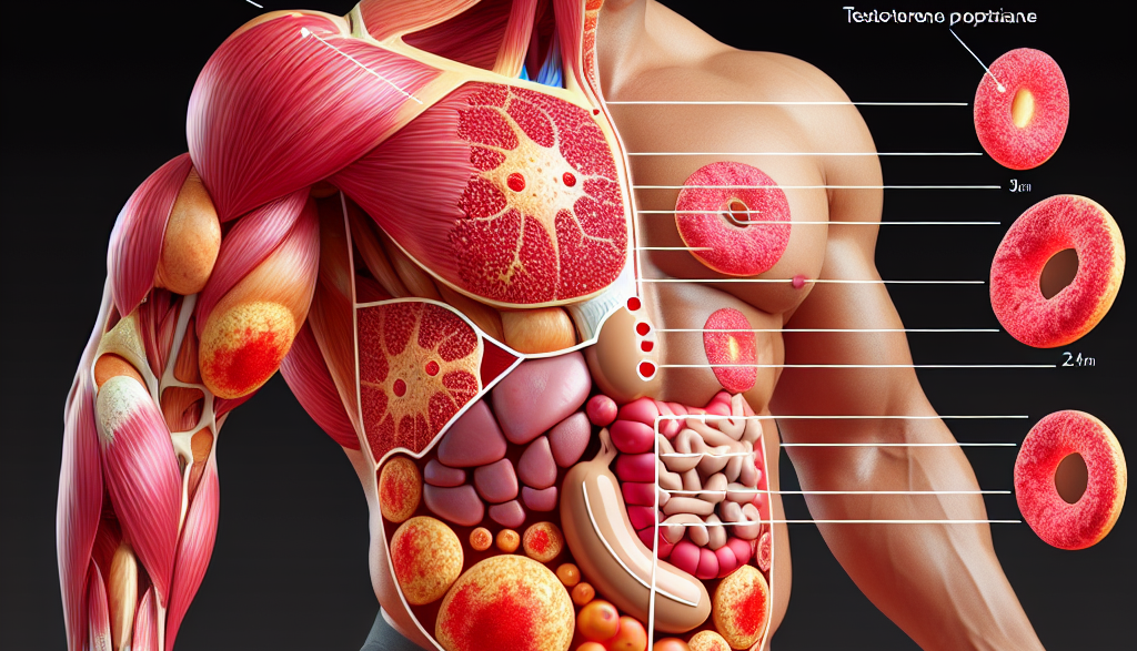 Répartition du tissu adipeux sous l'effet du propionate de testostérone