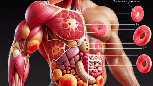 Répartition du tissu adipeux sous l'effet du propionate de testostérone