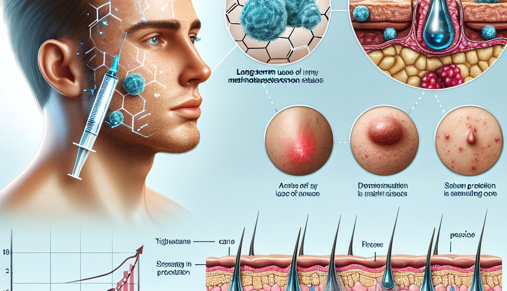 Risques d'acné et de problèmes dermatologiques liés à l'utilisation à long terme de la méthyltestostérone injectable