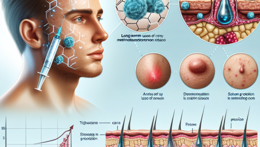 Risques d'acné et de problèmes dermatologiques liés à l'utilisation à long terme de la méthyltestostérone injectable