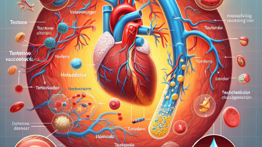 Testostérone et modifications de la vasoconstriction vasculaire