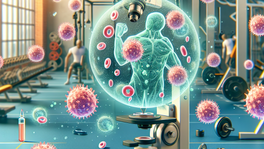 Étude du rôle de la glutamine dans le fonctionnement des cellules immunitaires après l'entraînement