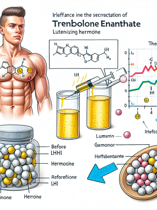 L'effet de l'Enanthate de trenbolone sur la sécrétion de LH