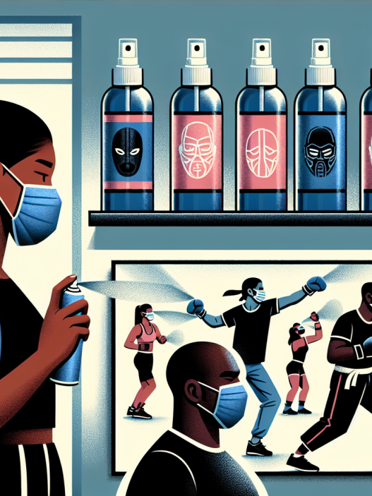 Les sprays comme méthode pour améliorer le confort lors du port d'un masque (en fitness ou sports de combat)