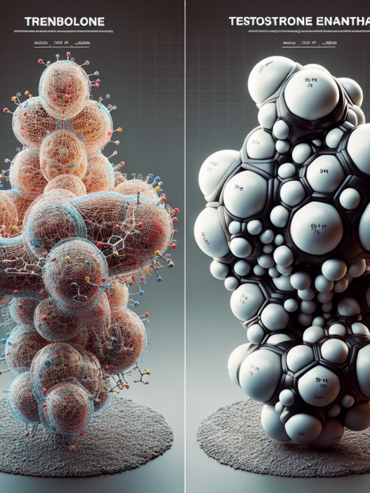 Trenbolone comparé à l'énanthate de testostérone