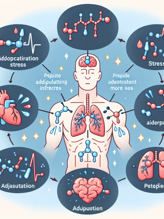Adaptation de l'organisme aux charges sous l'influence des cures de peptides
