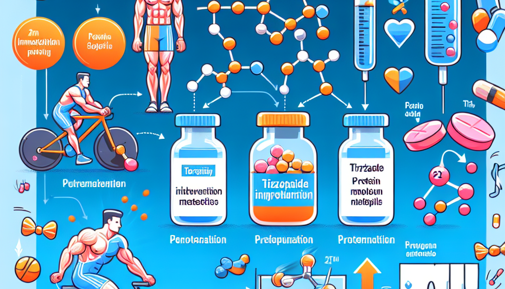 Comment le tirzépatide affecte le métabolisme des protéines chez les athlètes