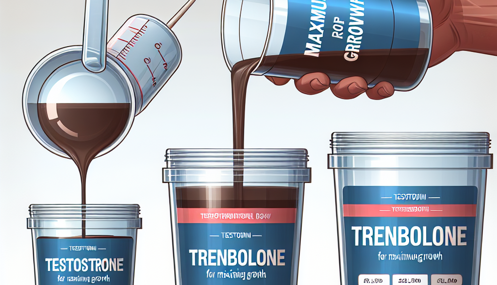 Cure combinée de testostérone et de trenbolone pour une croissance maximale
