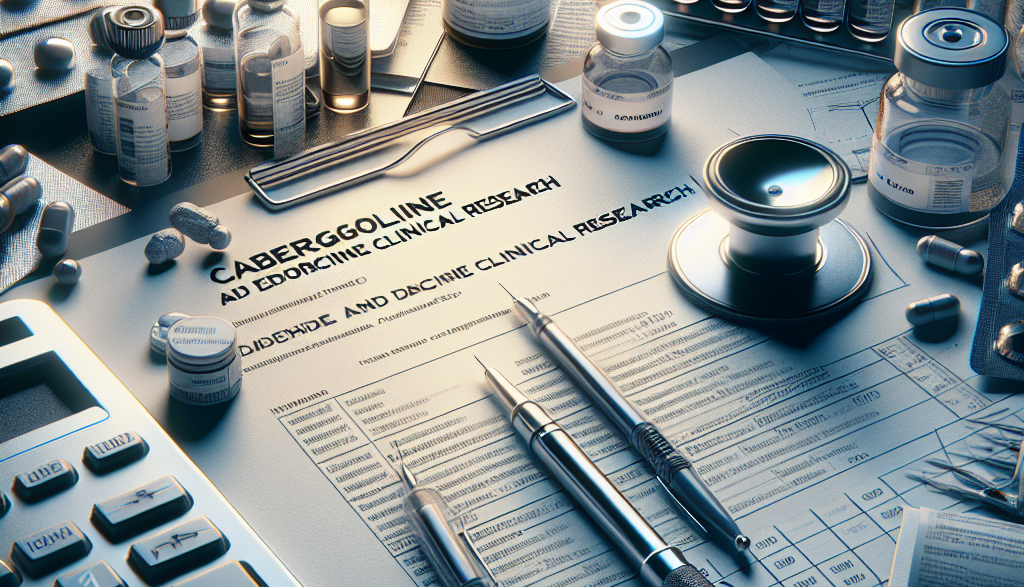 Cabergoline et recherche clinique endocrinienne